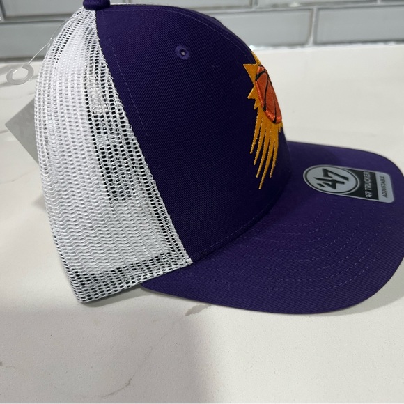 Phoenix Suns 47 Brand MVP 2Tone Mesh Trucker Adjustable SnapBack Hat Cap - Picture 2 of 5